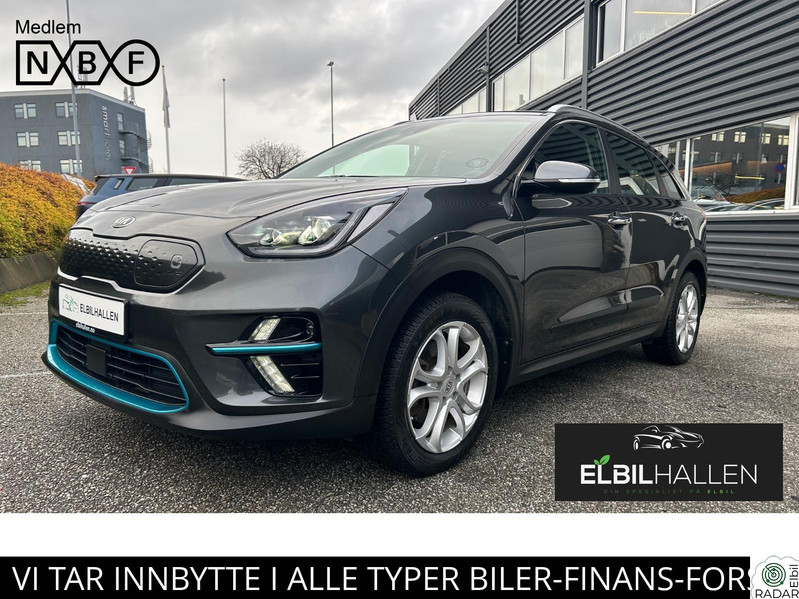 KIA NIRO NORSK/DELSKINN/KAMERA/ACC CRUISE/APPLE CAR/7ÅR GARANTI+