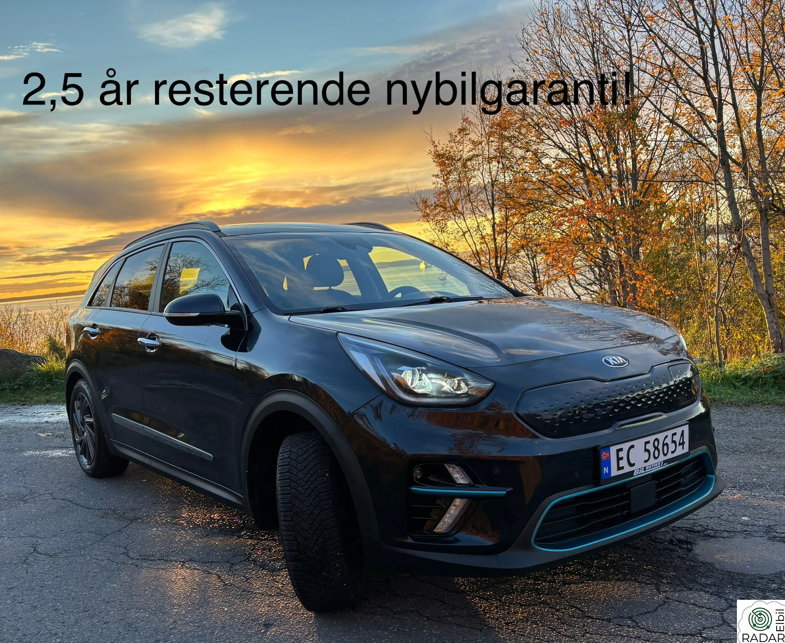 KIA NIRO Exclusive/Soltak/Skinn/ACC/Krok/nye v.dekk/ny service++