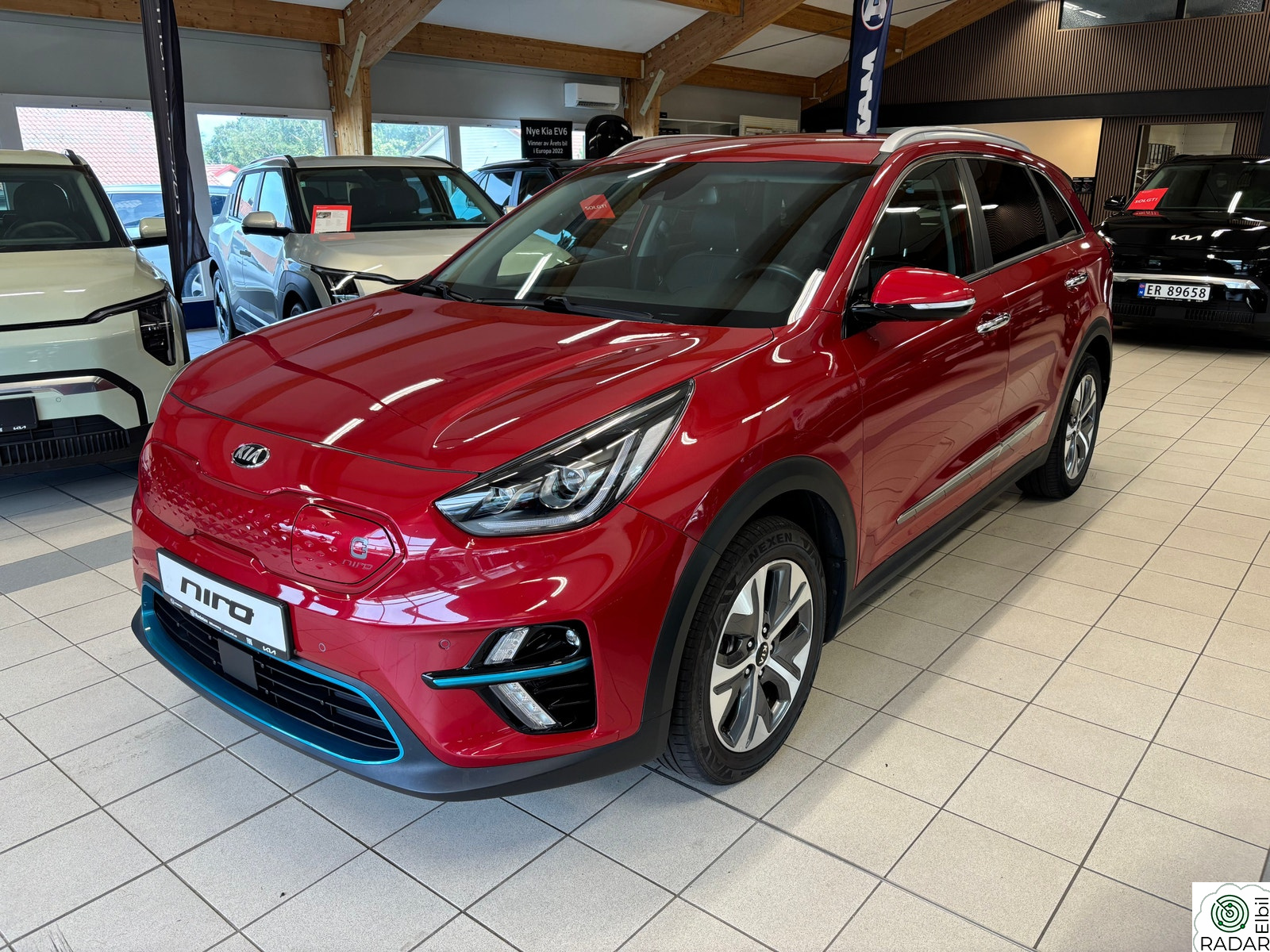 KIA NIRO Exclusive m/Skinn 64 kW, Navi, Ryggekamera. NORSK ++