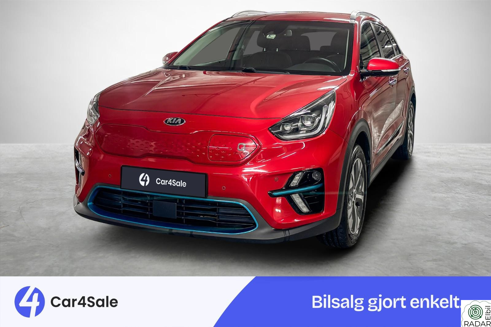 KIA NIRO 64kwh Exclusive/1-Eier/ 7År-Garanti/Skinn/JBL/ACC/Krok