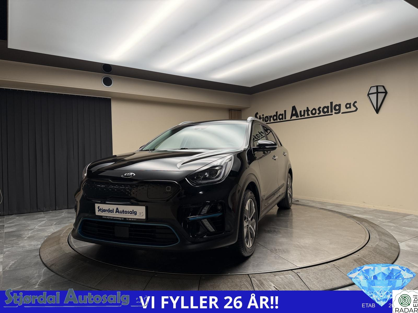 KIA NIRO Executive,64 KWT,455 km,Skinn,Navi,ACC,Tektyle,Velholdt