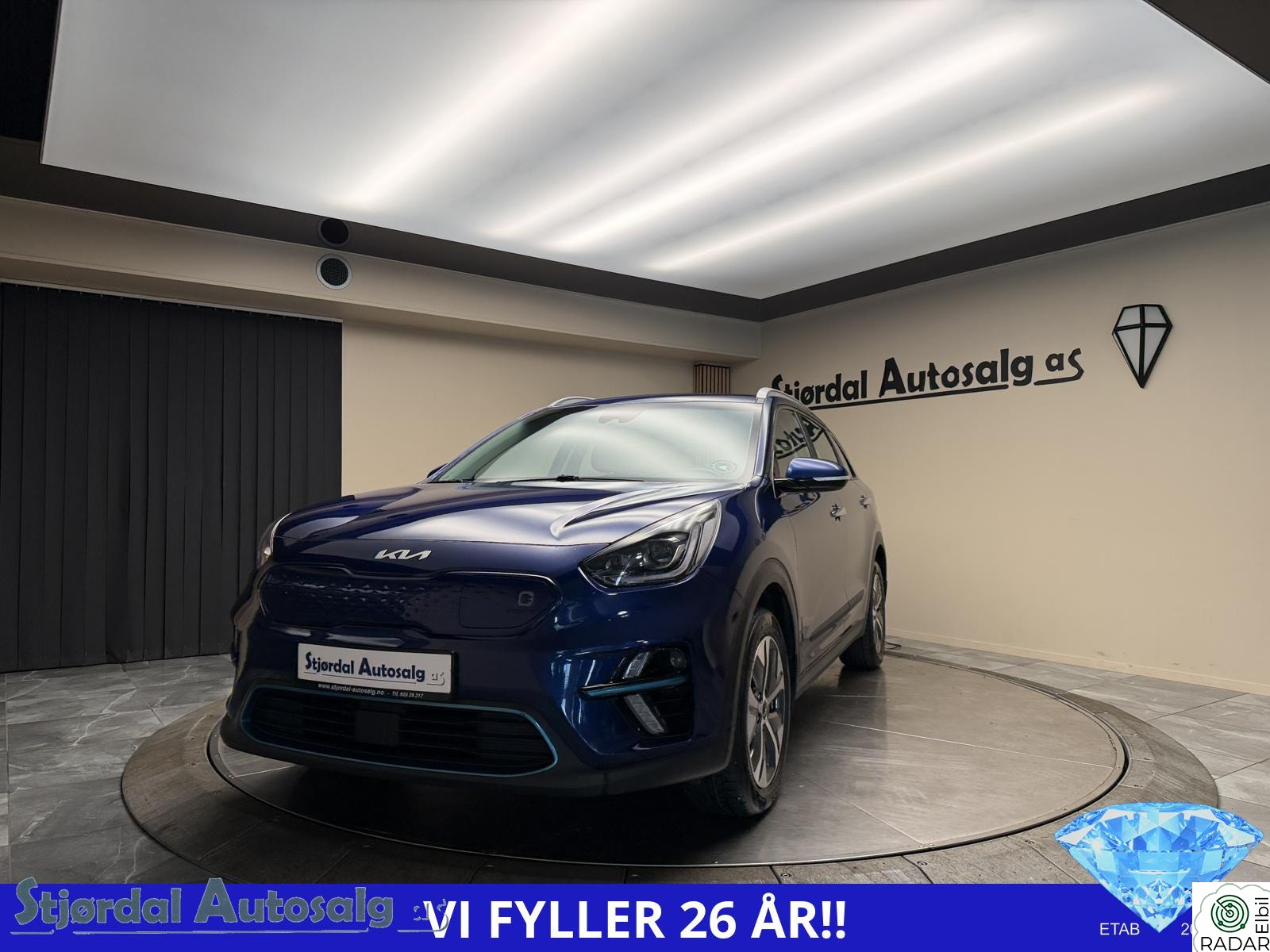 KIA NIRO 64Kwh 204hk Navi,Kamera,ACC,APP,Del-Skinn,DAB, Velholdt