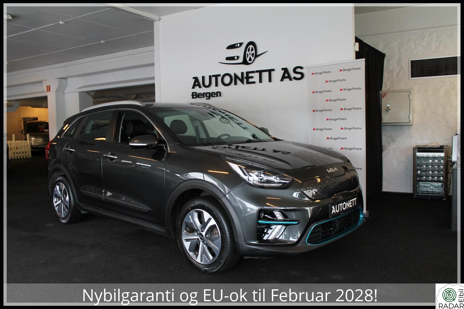 KIA NIRO FACELIFT,64KW,REKKEVIDDE 455KM,NAVI,KAM,APP,7ÅR GARANTI
