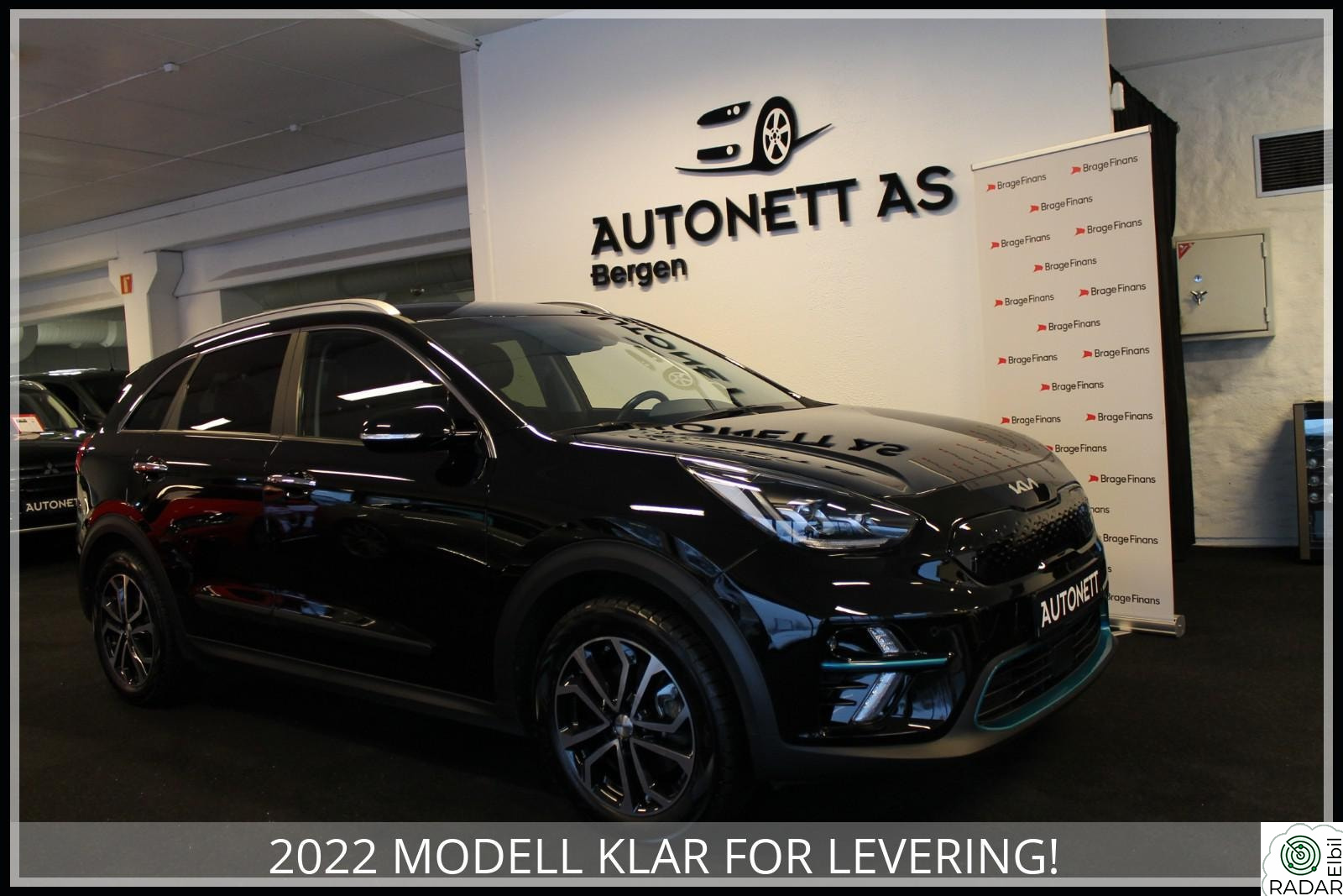 KIA NIRO 64KW,FACELIFT,EXCLUSIVE,SKINN,NAV,V-PUMPE,7ÅR GARANTI!