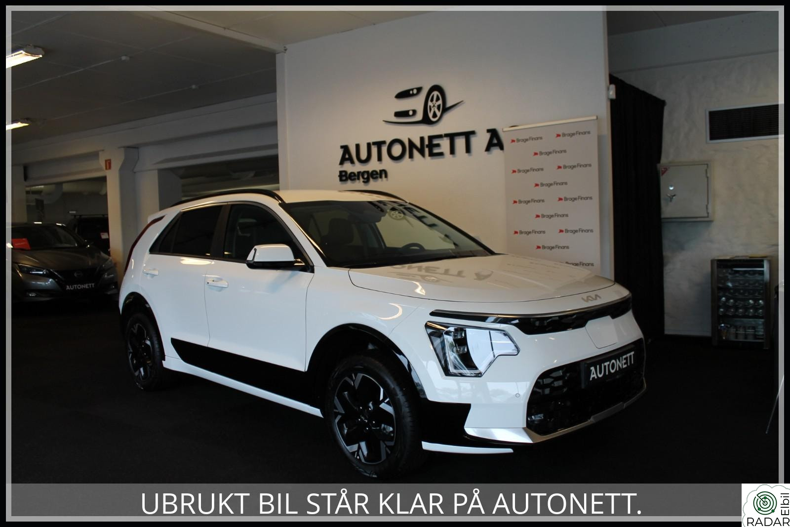 KIA NIRO EV,V-PUMP,EL-SETE,APP/VARMER,S/V-HJUL,ANTIRUSTBEHANDLET