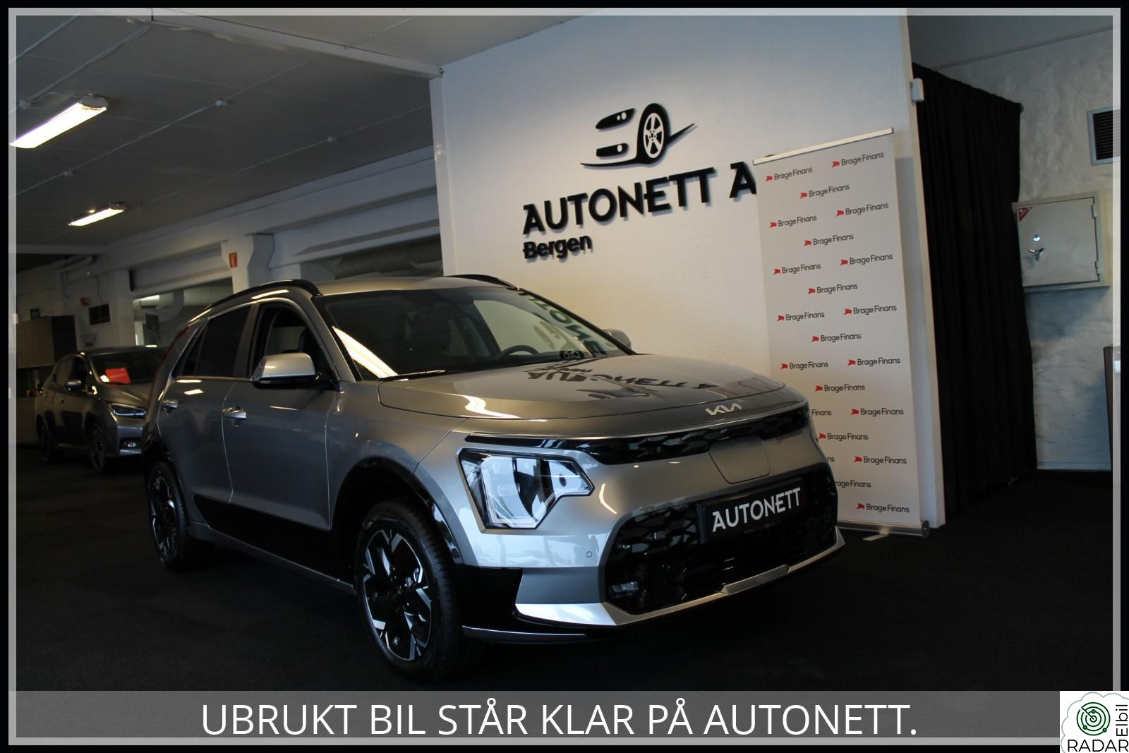 KIA NIRO EV,V-PUMP,EL-SETE,APP/VARME,S/V-HJUL.ANTIRUSTBEHANDLET