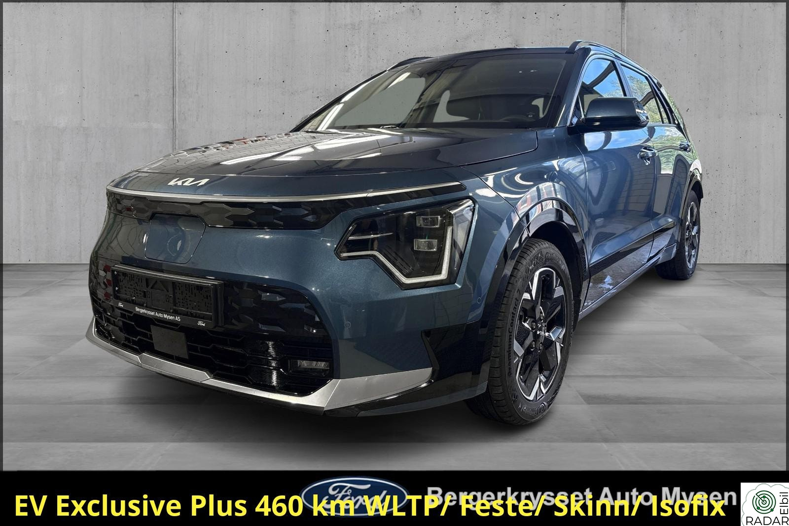 KIA NIRO EV Exclusive Plus 460 km WLTP/ Feste/ Skinn/ Isofix
