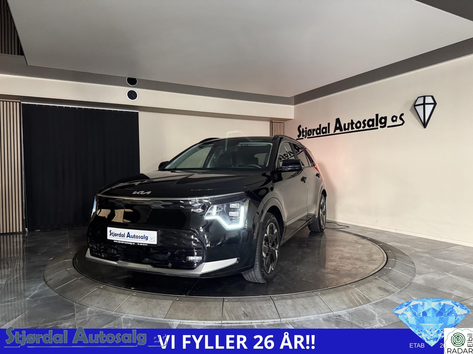 KIA NIRO 64Kw, 460 km,Skinn,Navi, kamera,lav km, Eneiers