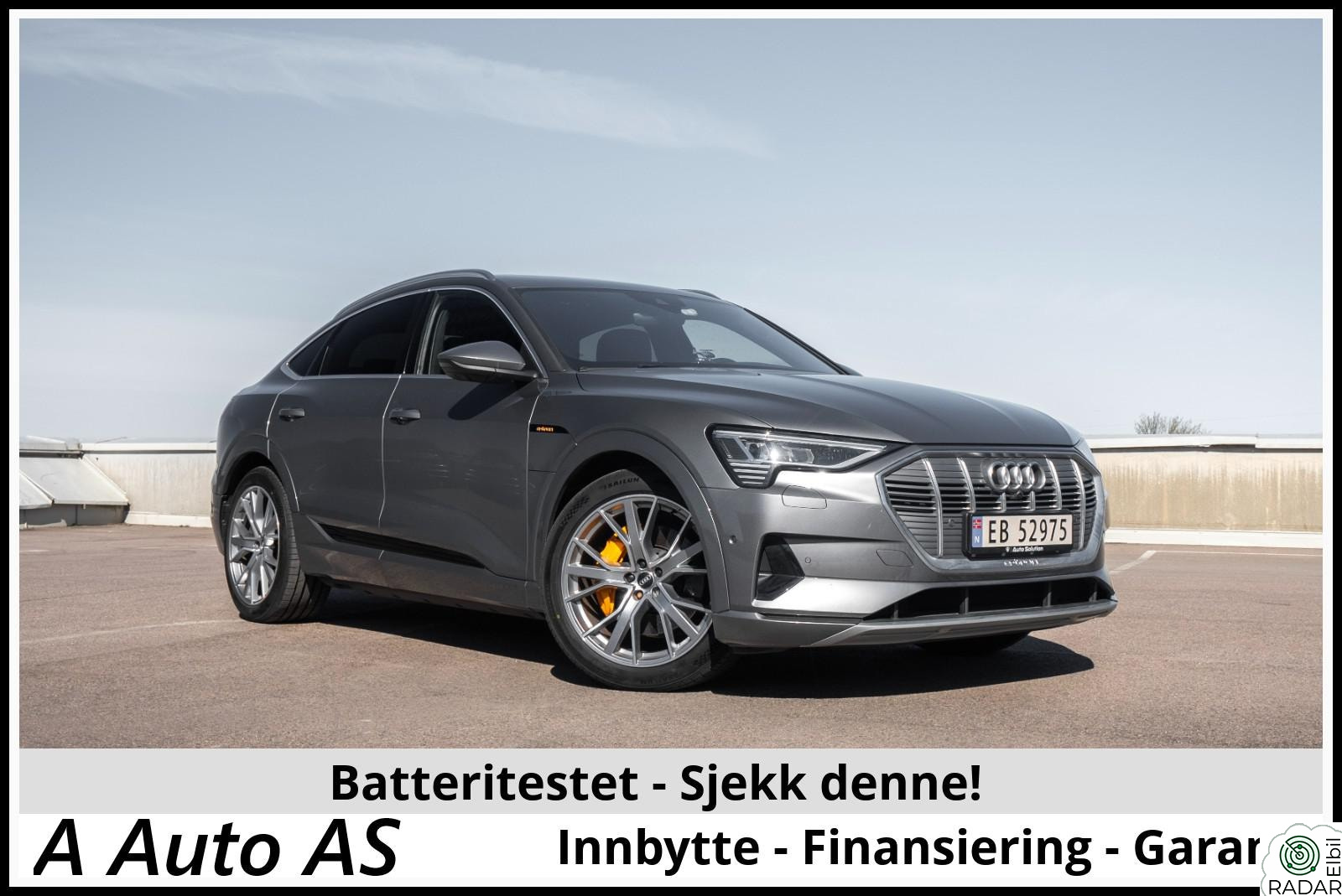 AUDI e-tron Sportback 50 50 Advanced Sport - NY EU - FULL HISTORIKK!