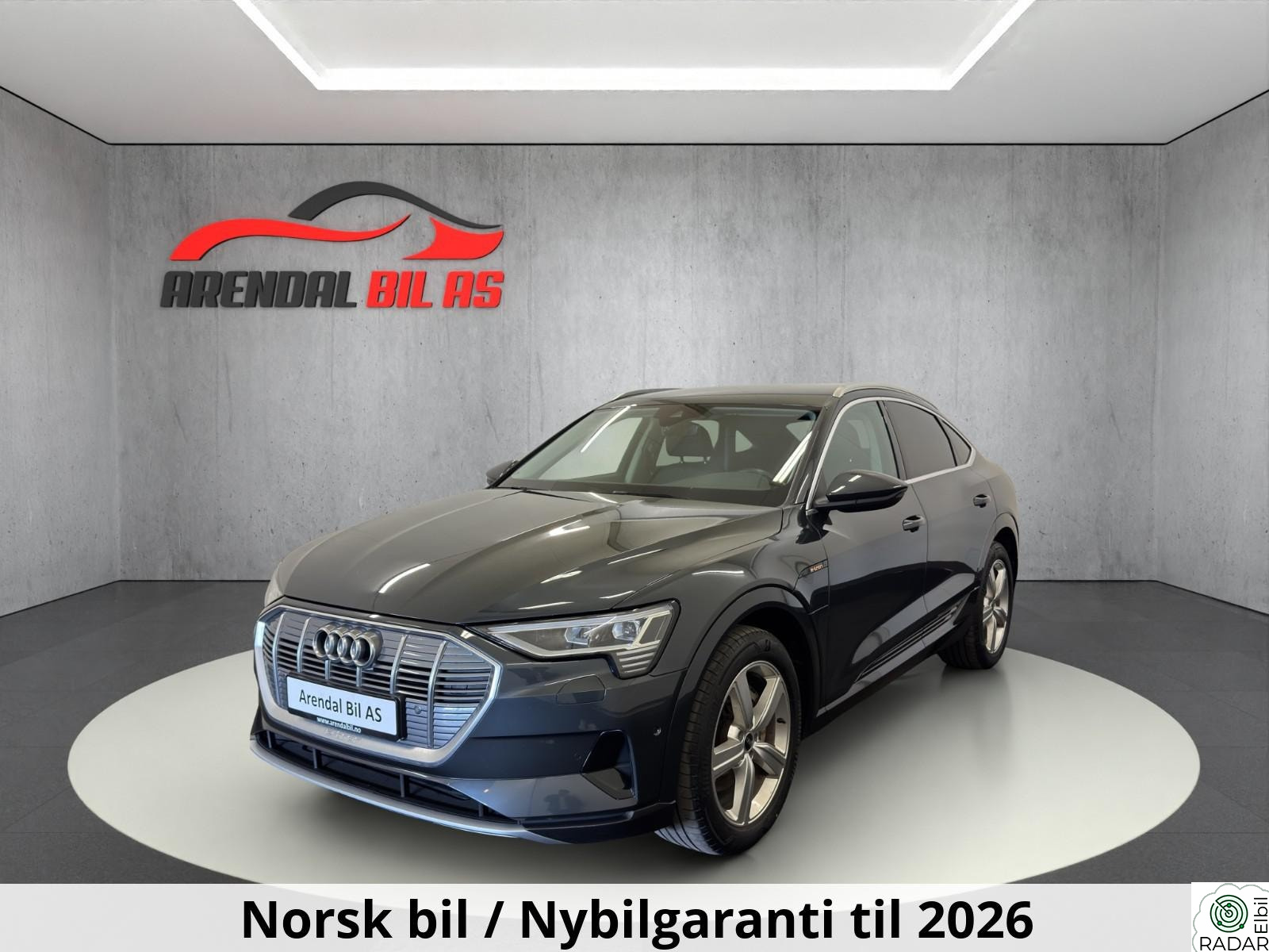 AUDI e-tron Sportback 50 Adaptiv Cruise, Skinn, Krok, Luftfjæring, 1 Eier, Norsk