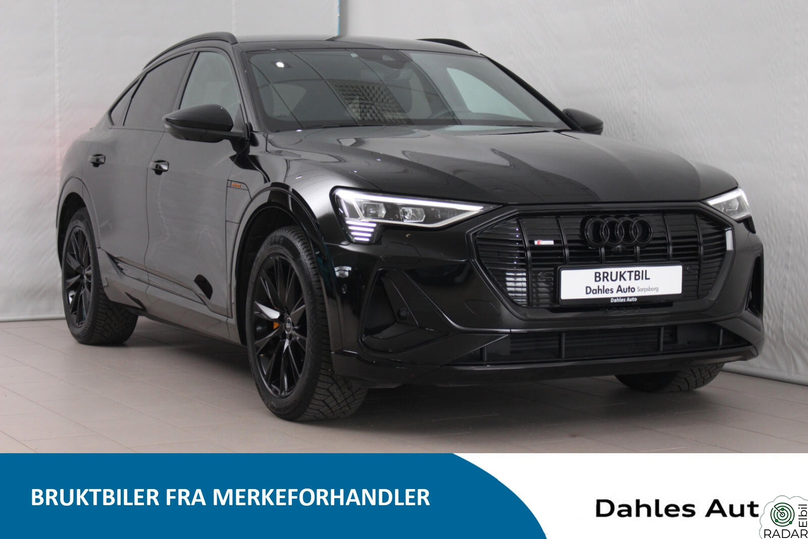 AUDI E TRON SPORTBACK 55 55 sb s line Black edition, 360/ACC/Krok/Lav km!!