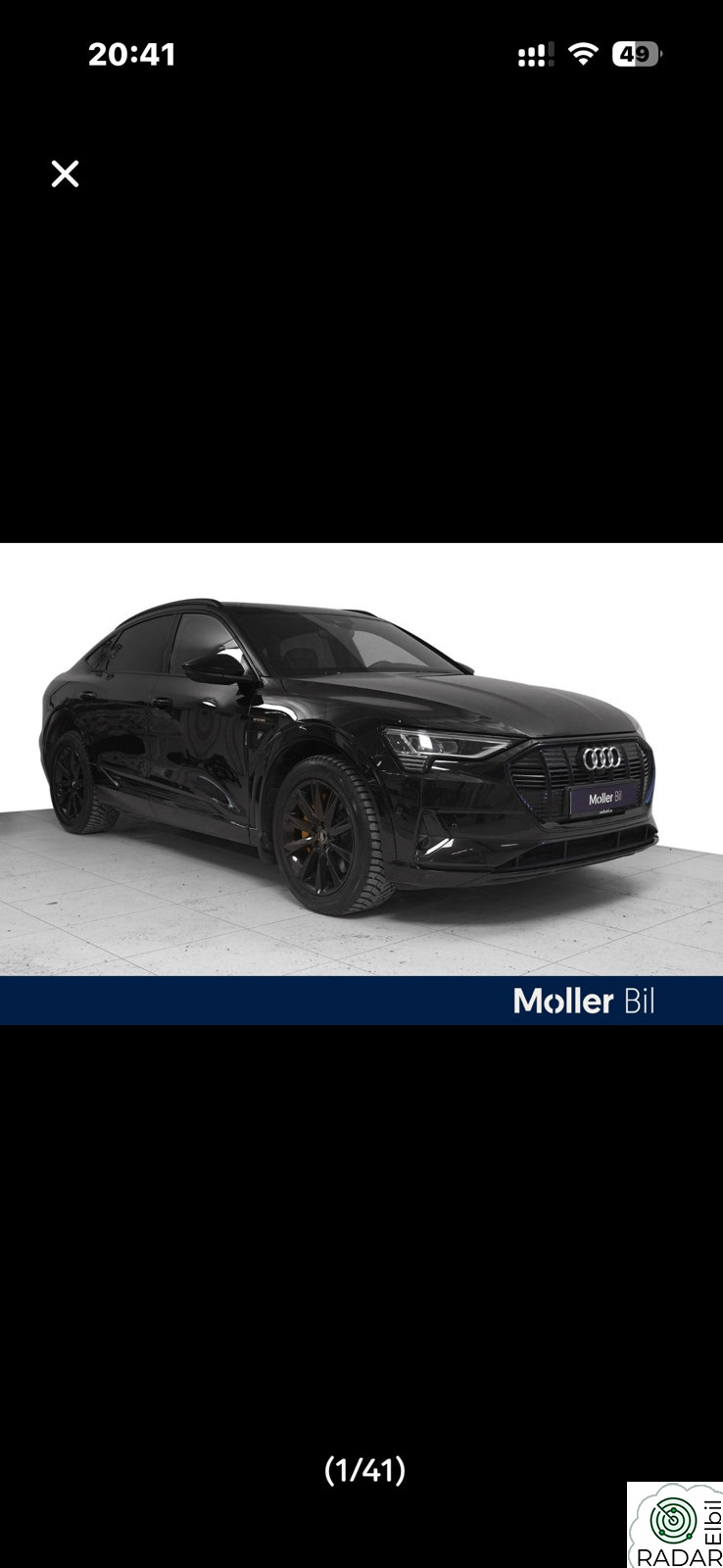 AUDI e-tron Sportback 55 55 Sportback Advanced Sport Black edition