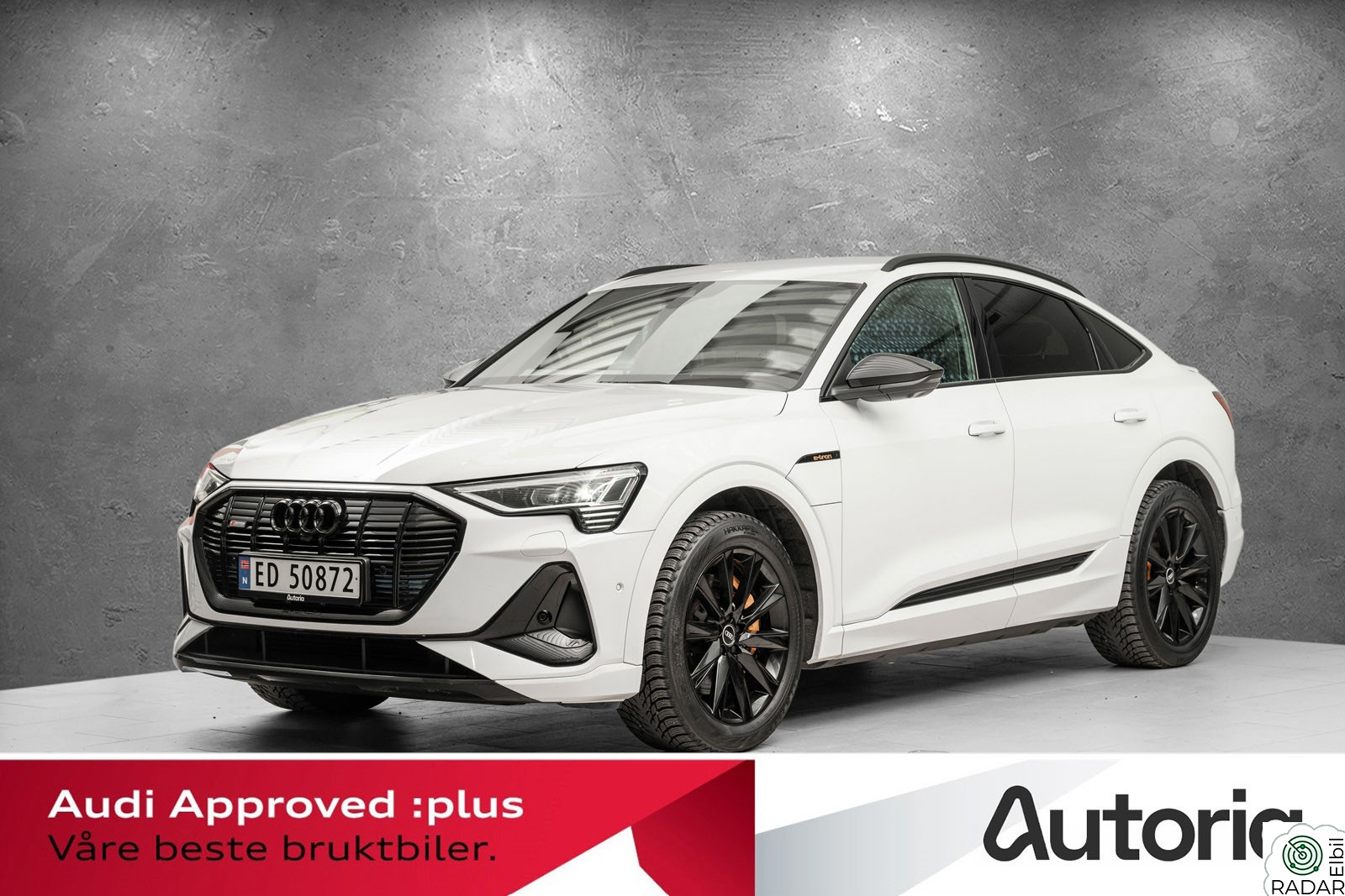 AUDI E TRON SPORTBACK 55 55 sb s line sp black e DOBBEL S-LINE / MYE UTSTYR/