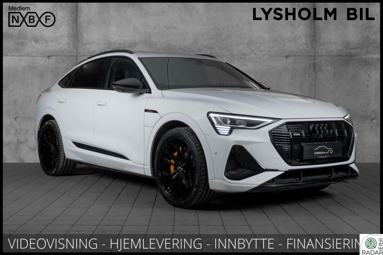 AUDI e-tron Sportback 55 55 2x S-Line/Black Edition//Krok/Pano/BangO/22"/Matrix+