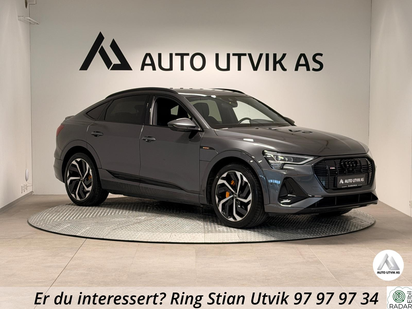 AUDI E TRON SPORTBACK 55 S-LINE/BLACK EDITION/MATRIX/KROK/B&O/HUD/VINTERP/LUFT