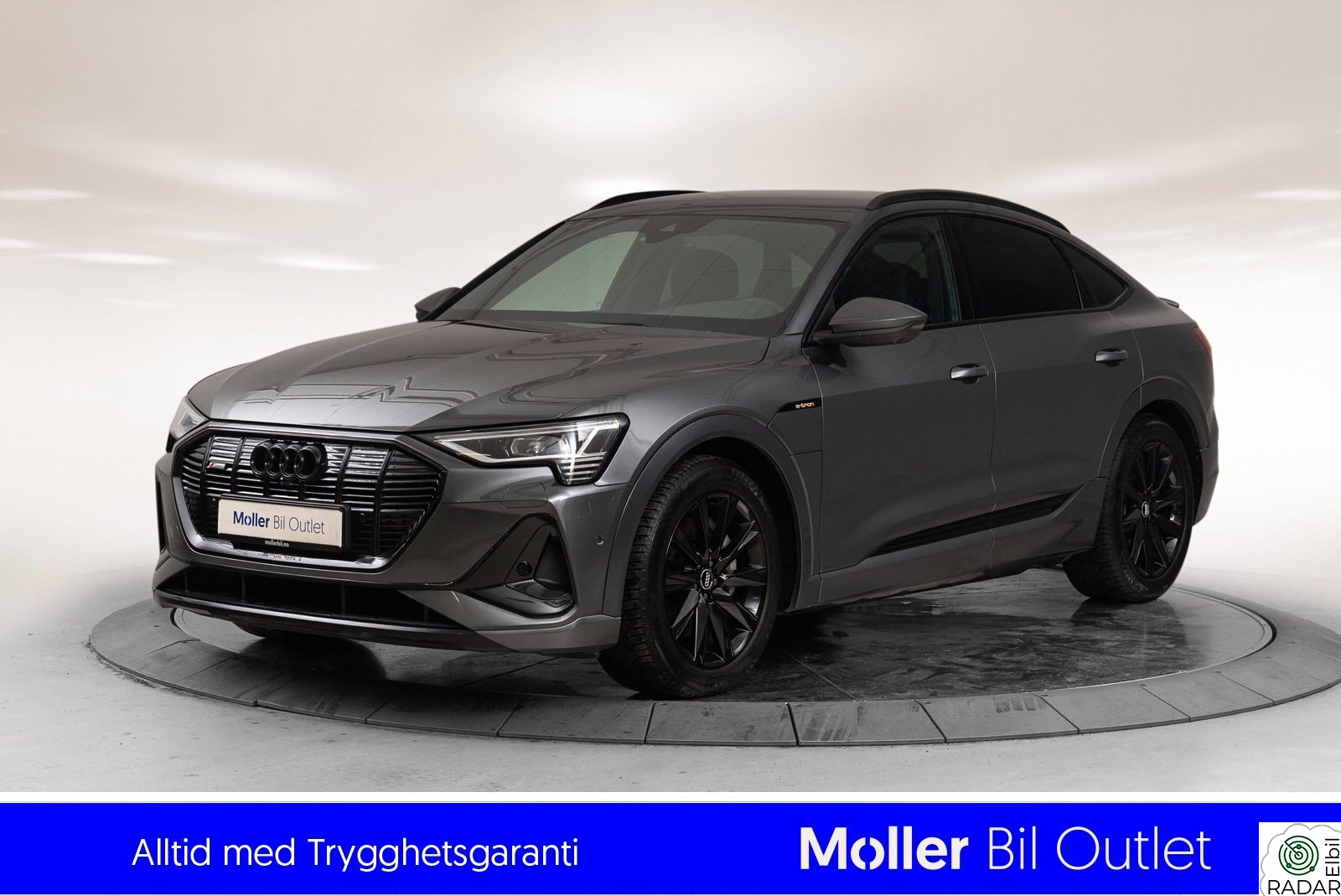 AUDI e-tron Sportback 55 55 SB S Line Sport - 360Kam, Delskinn, LED, Krok, Luft