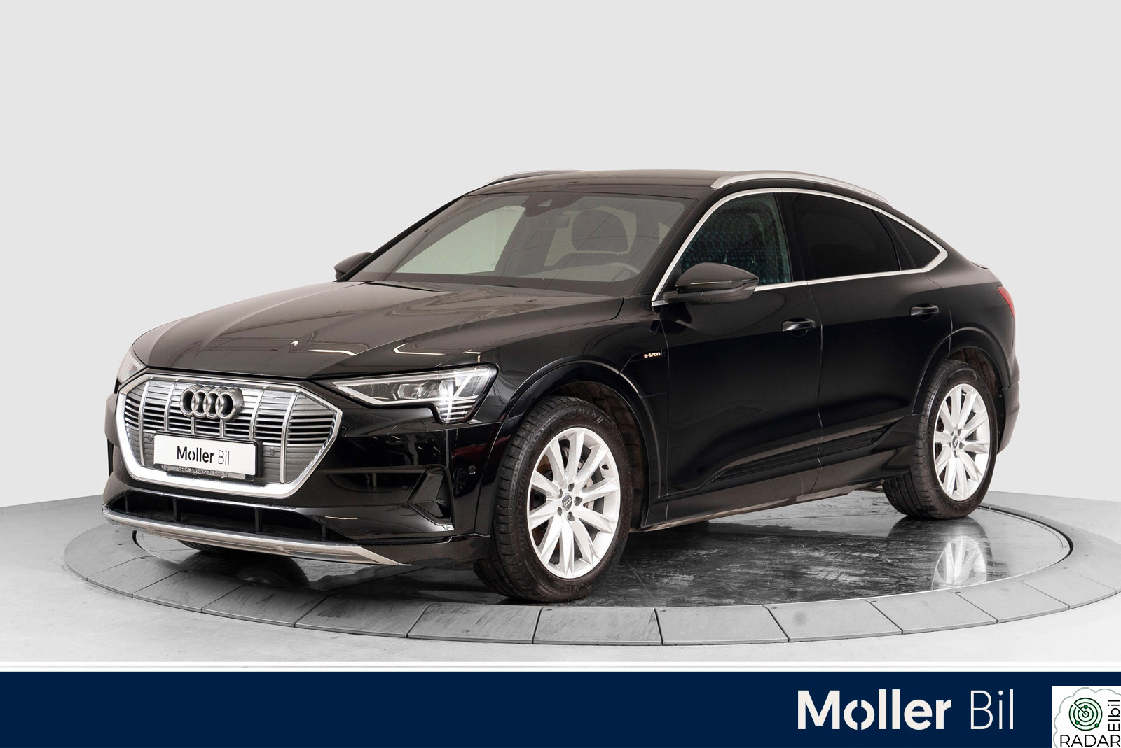 AUDI E TRON SPORTBACK 55 55 sb advanced business Krok,Sportsseter,Sort taktrekk