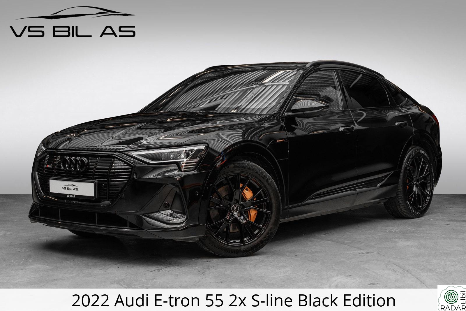 AUDI E TRON SPORTBACK 55 55 2x S-line/Black Edition/360/LED/Navi/V.ratt/Krok/21¨