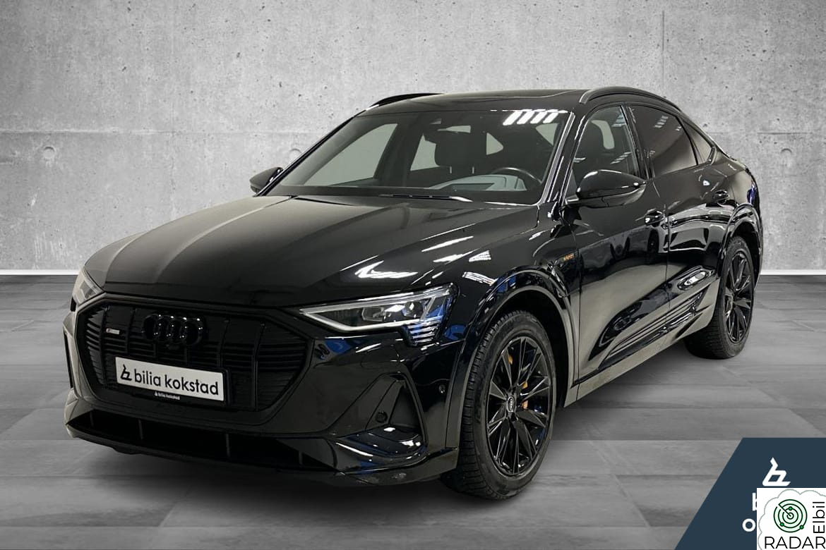 AUDI E TRON SPORTBACK 55 S-line 55 2022 Pano/360/B&O/H-Feste/Skinn/ACC/S&V-Hjul