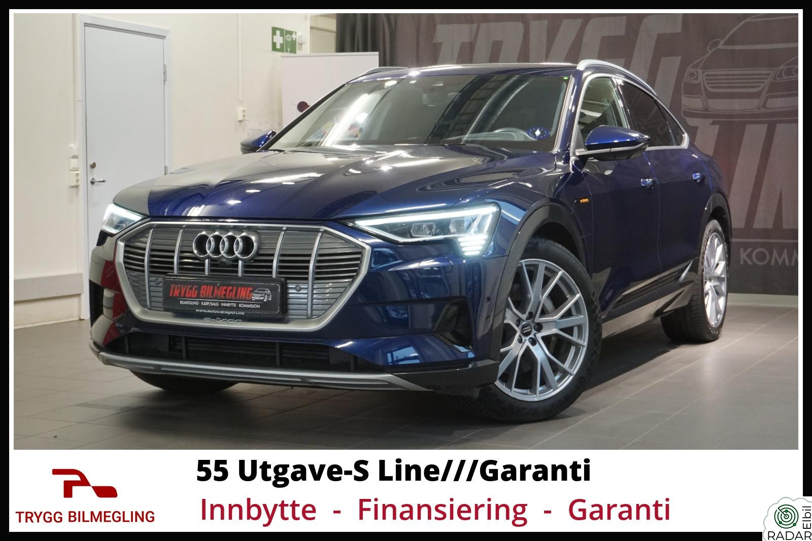 AUDI e-tron Sportback 55 55///S-Line///Se Utstyr///Se Km///Garanti///Se Detaljer