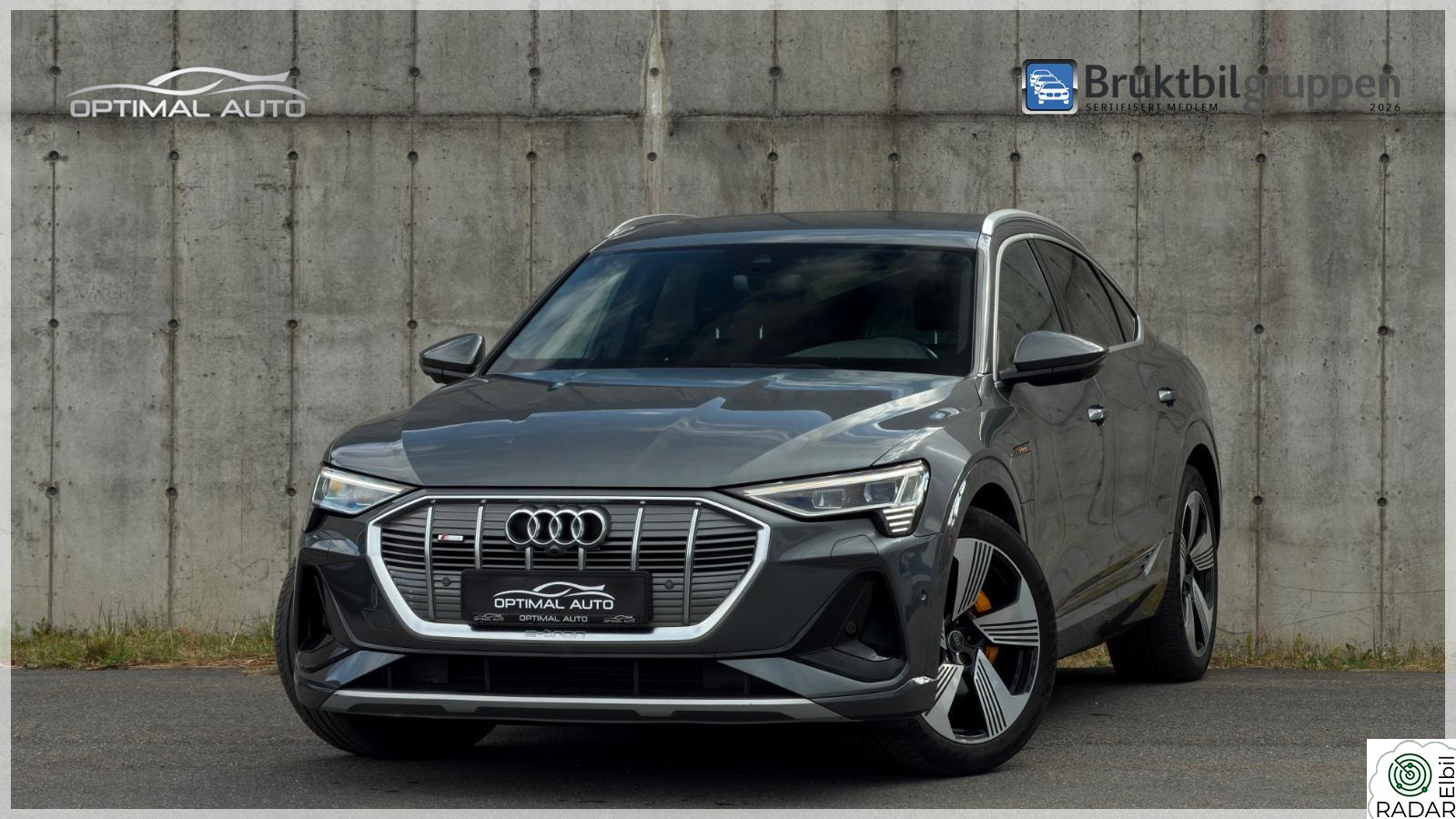 AUDI e-tron Sportback 50 50 2xS-Line/Skinn/H.feste/Navi/360Kam/Rattvarme/++