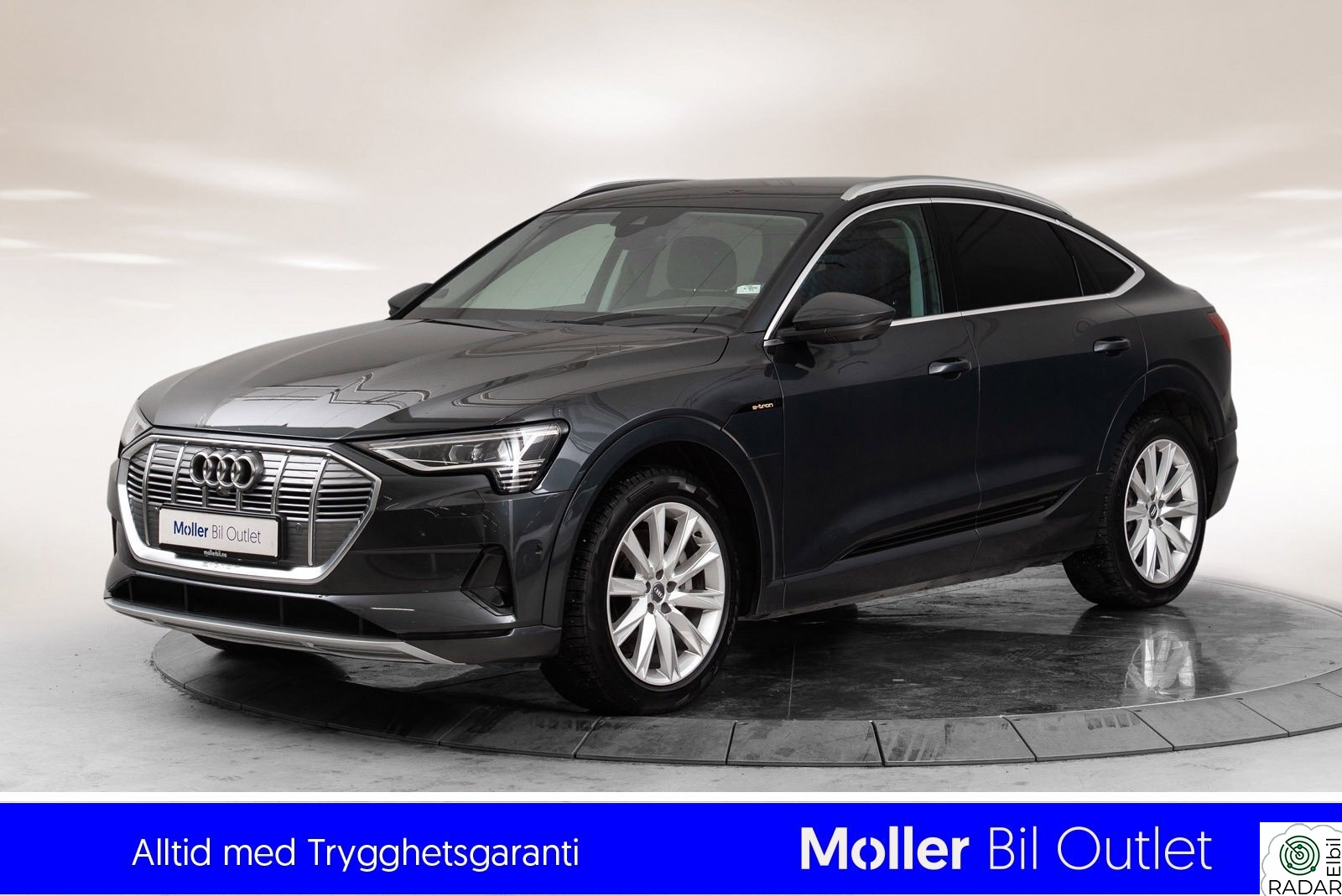 AUDI e-tron Sportback 55 55 SB Advanced Sport -360Kam, Delskinn, LED, Krok, Luft