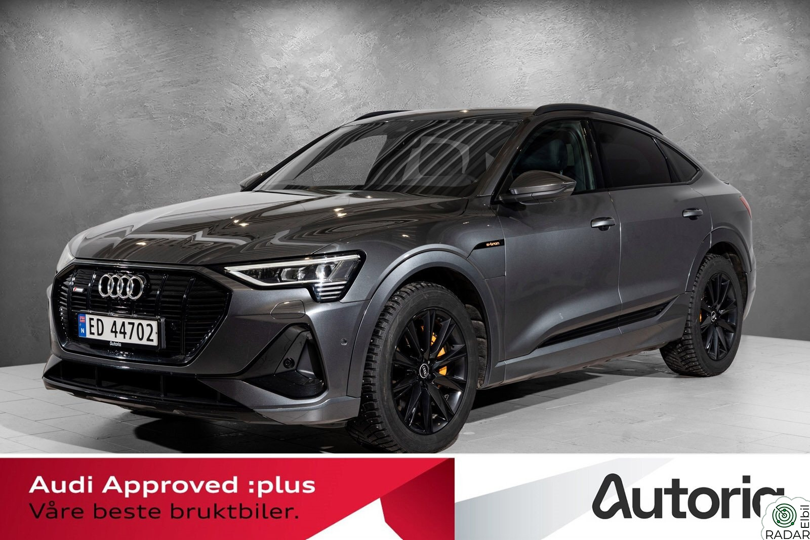 AUDI E TRON SPORTBACK 55 55 sb s line sport Black edt/Luftfj/Omg.k/Hengerf +++