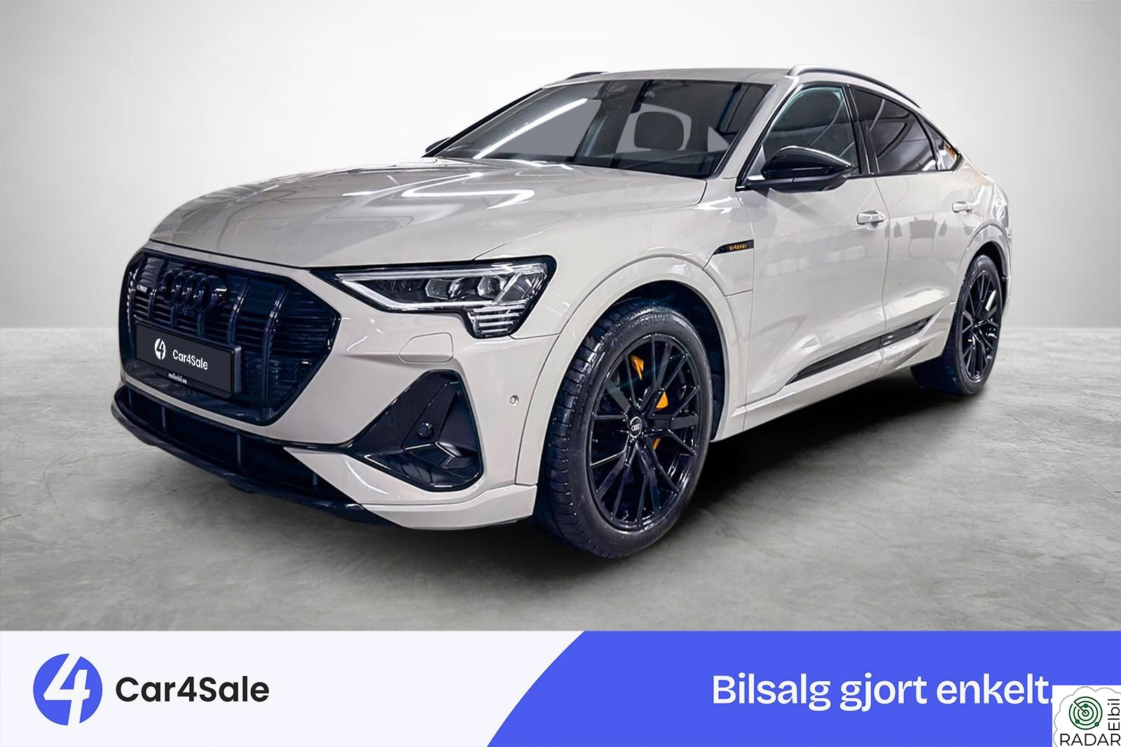 AUDI E TRON SPORTBACK 55 55 S-Line / Black Ed / B&O / Skinn / ACC / 360 / Norsk