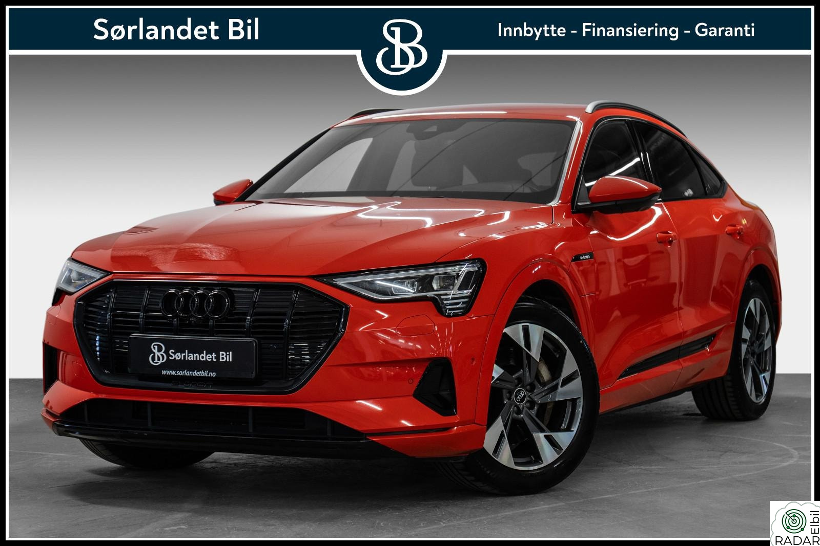 AUDI e-tron Sportback 55 55 / EN-EIER / NY SERVICE! / SKINN / RATTVARME / KROK