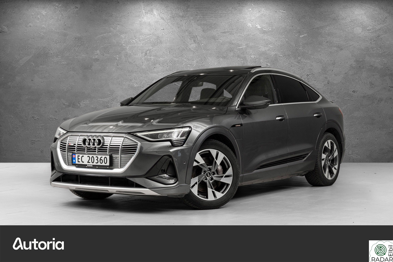 AUDI e-tron Sportback 55 55 sb s line sport PANORAMA/EL-SETER/KEYLESS/OMGIVELSEK
