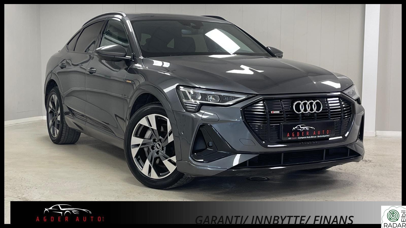 AUDI e-tron Sportback 50 50 S-line Luft/Krok/ACC/360/Navi/Sort Optikk/1eier/20"