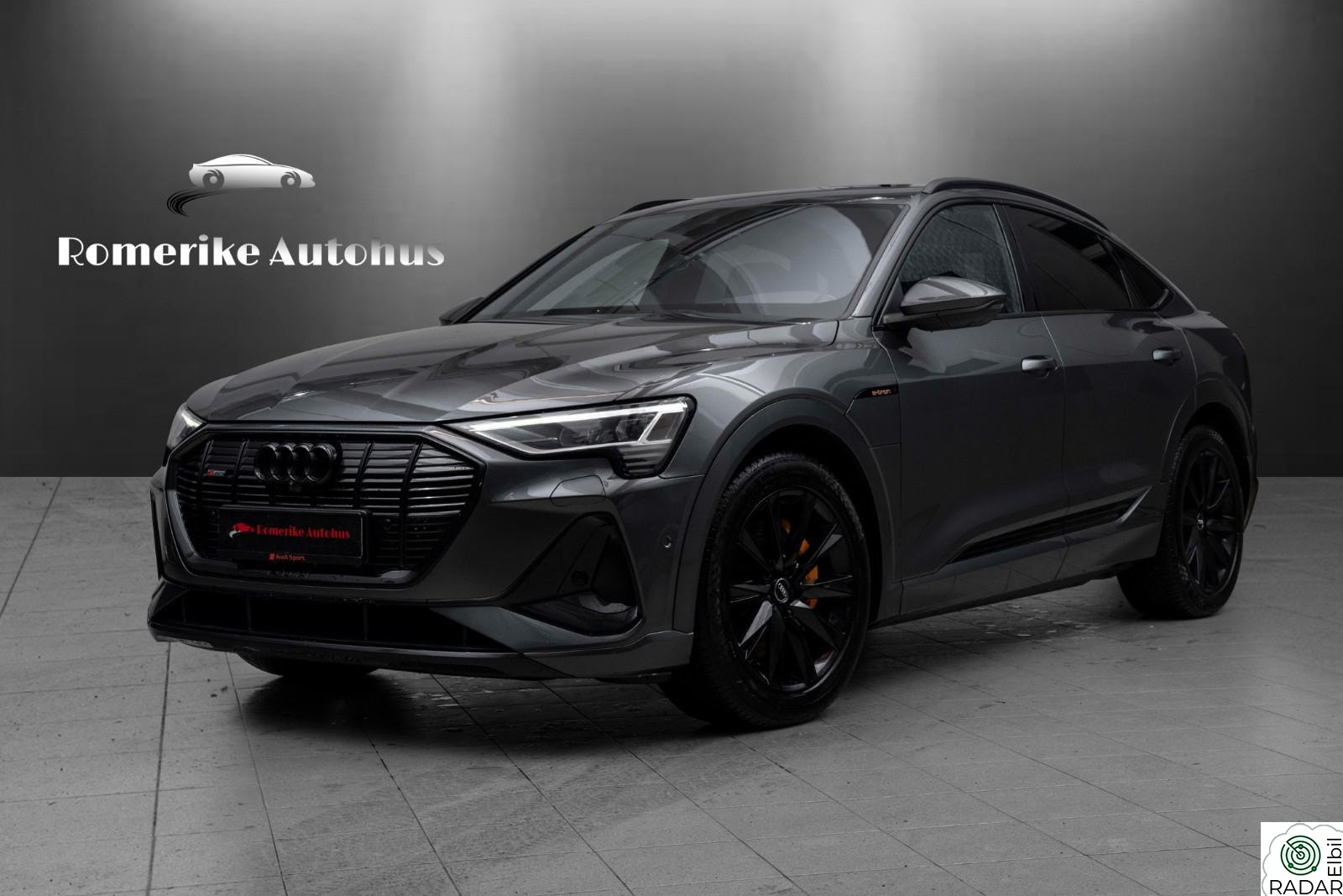 AUDI E TRON SPORTBACK 55 SB 55 S-LINE BLACK EDITION // B&O, SortOptikk, 21"++++