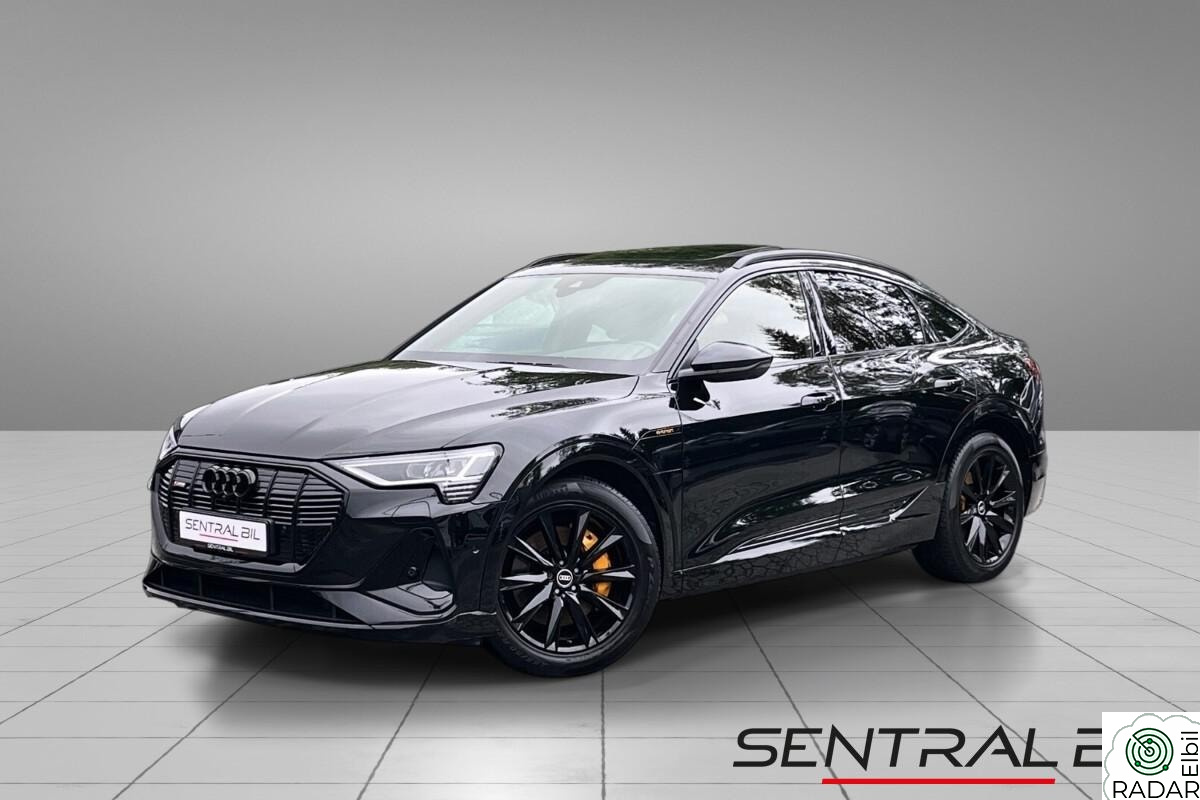 AUDI E TRON SPORTBACK 55 55/S-LINE/B&O/PANORAMA/360KAM/H-FESTE/BLACK ED/NORSK++