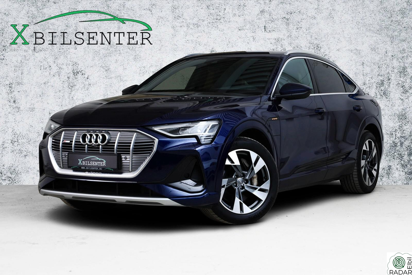 AUDI e-tron Sportback 55 55 // S-LINE MATRIX 360KAM HUD B&O LUFT DAB KROK NORSK+