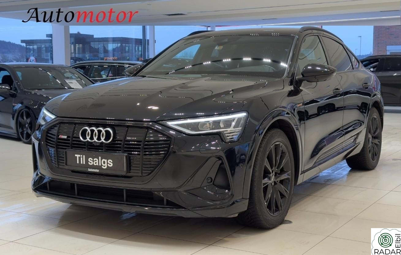 AUDI e-tron Sportback 55 55 426HK/2X S-Line/4X4/360.Kam/CC/Navi/DAB/B&O/1 Eier