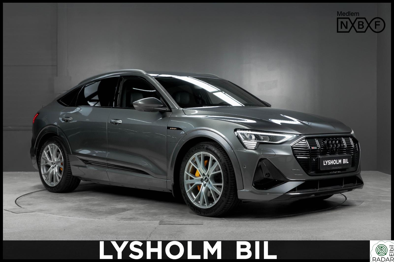 AUDI e-tron Sportback 55 55/x2 S-Line/Matrix/HUD/Krok/Sort Optikk/360 Kamera