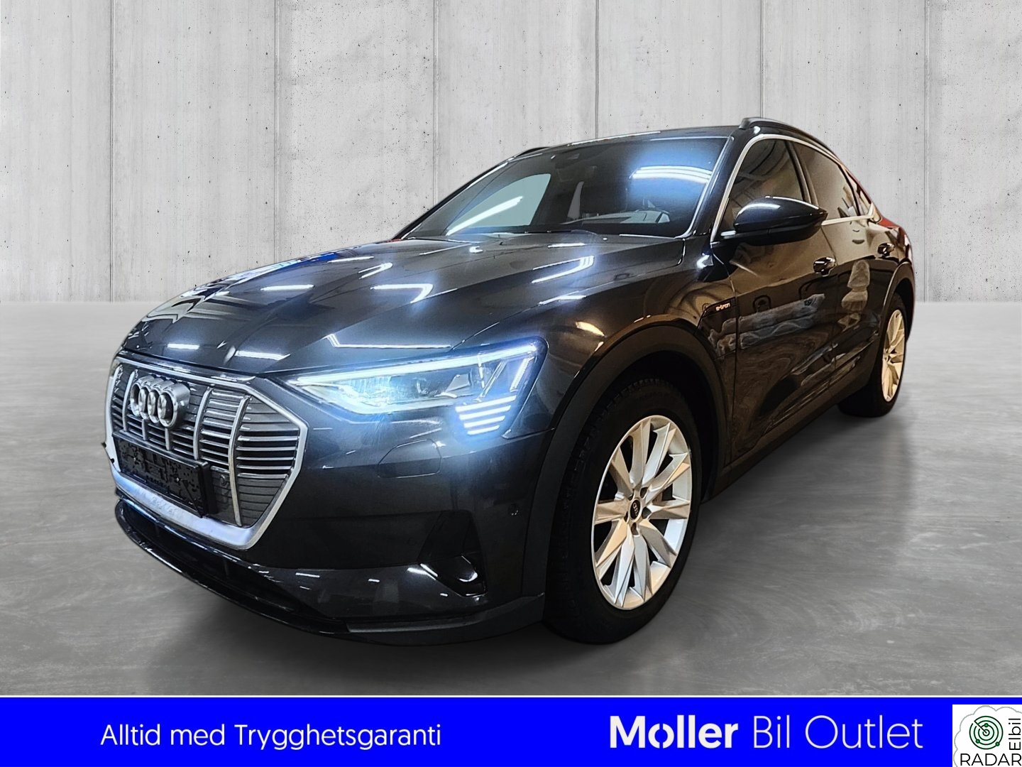AUDI e-tron Sportback 55 55 SB Advanced - Konturseter, B&O, HUD, Nattsyn, Pano