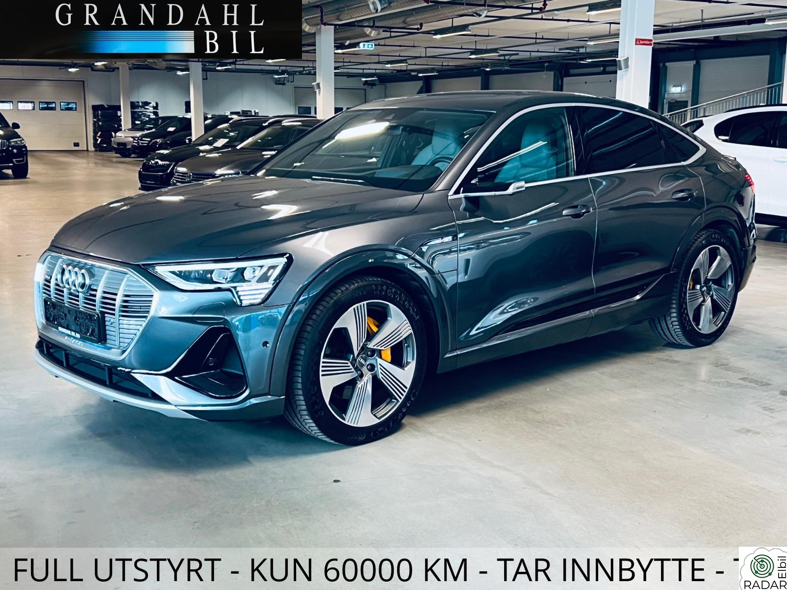 AUDI e-tron Sportback 50 50 - S LINE - FULLUSTYRT - TAR INNBYTTE