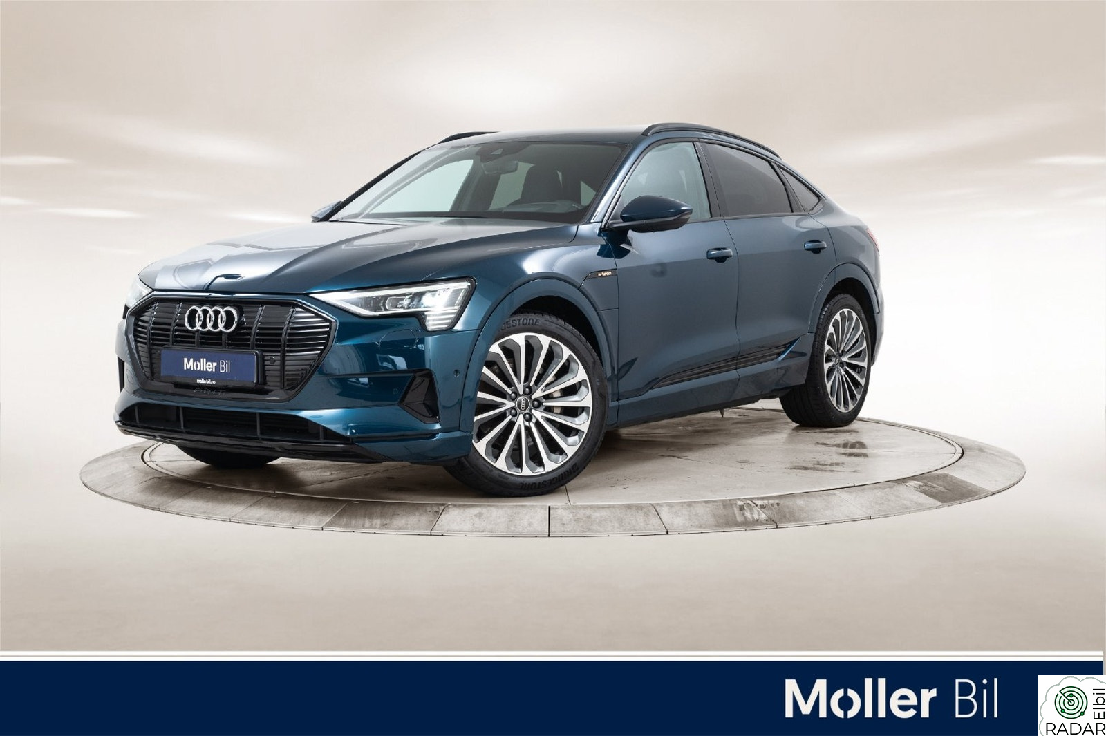 AUDI e-tron Sportback 55 55 SB Adv. - S line,S-seter,Skinn,Nattsyn,Matrix,21"
