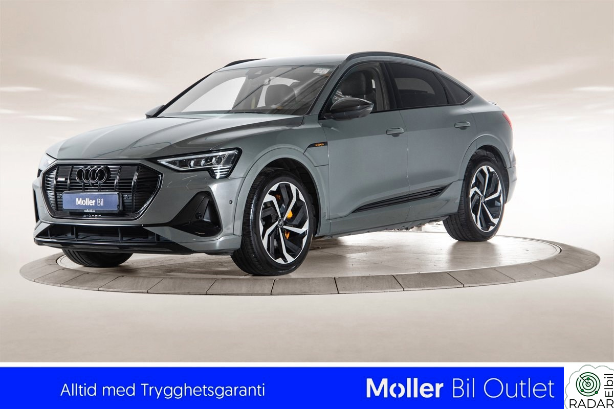 AUDI E TRON SPORTBACK 55 55 sb s line sp black edt |ACC|MATRIX|KROK|5ÅR/150KM+++
