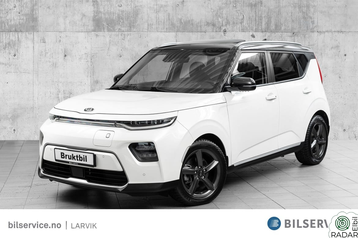 KIA SOUL 64 kWh* Ecxclusive* Skinn* soltak* kamera* ''Norsk''
