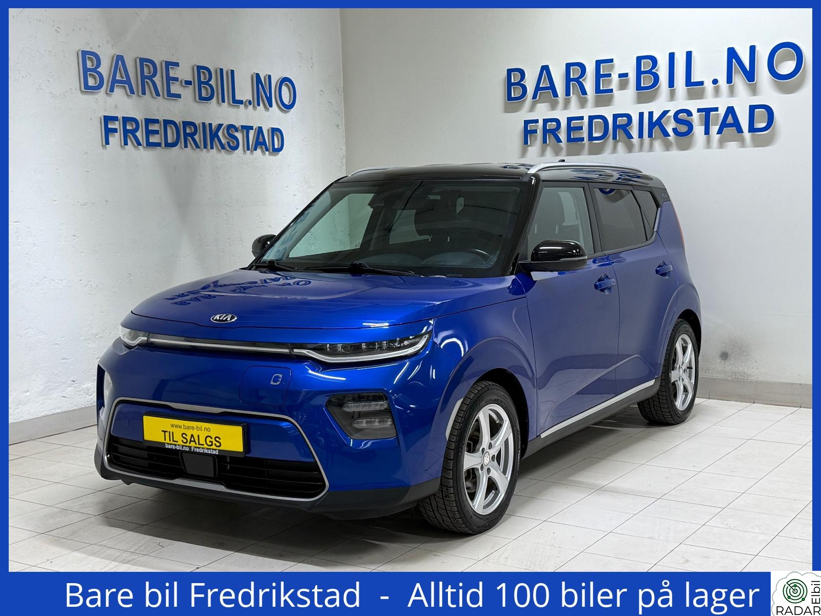 KIA SOUL 64kWh Aut/H,K Stereo/Acc/V,Ratt/Navi/Kamera/Led Lys/Dab