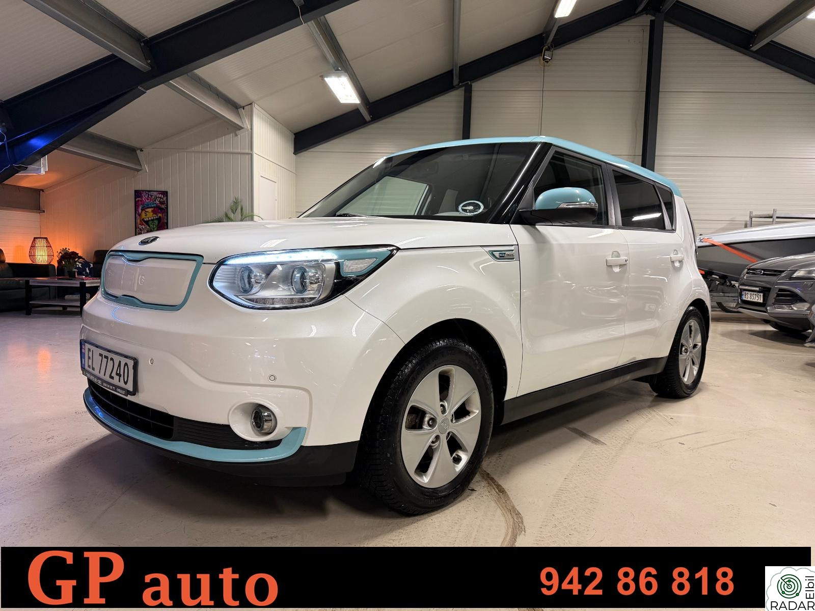 KIA SOUL EV EXCLUSIVE/LAV KM/NY EU/DAB/SKINN/RATTVARME+++