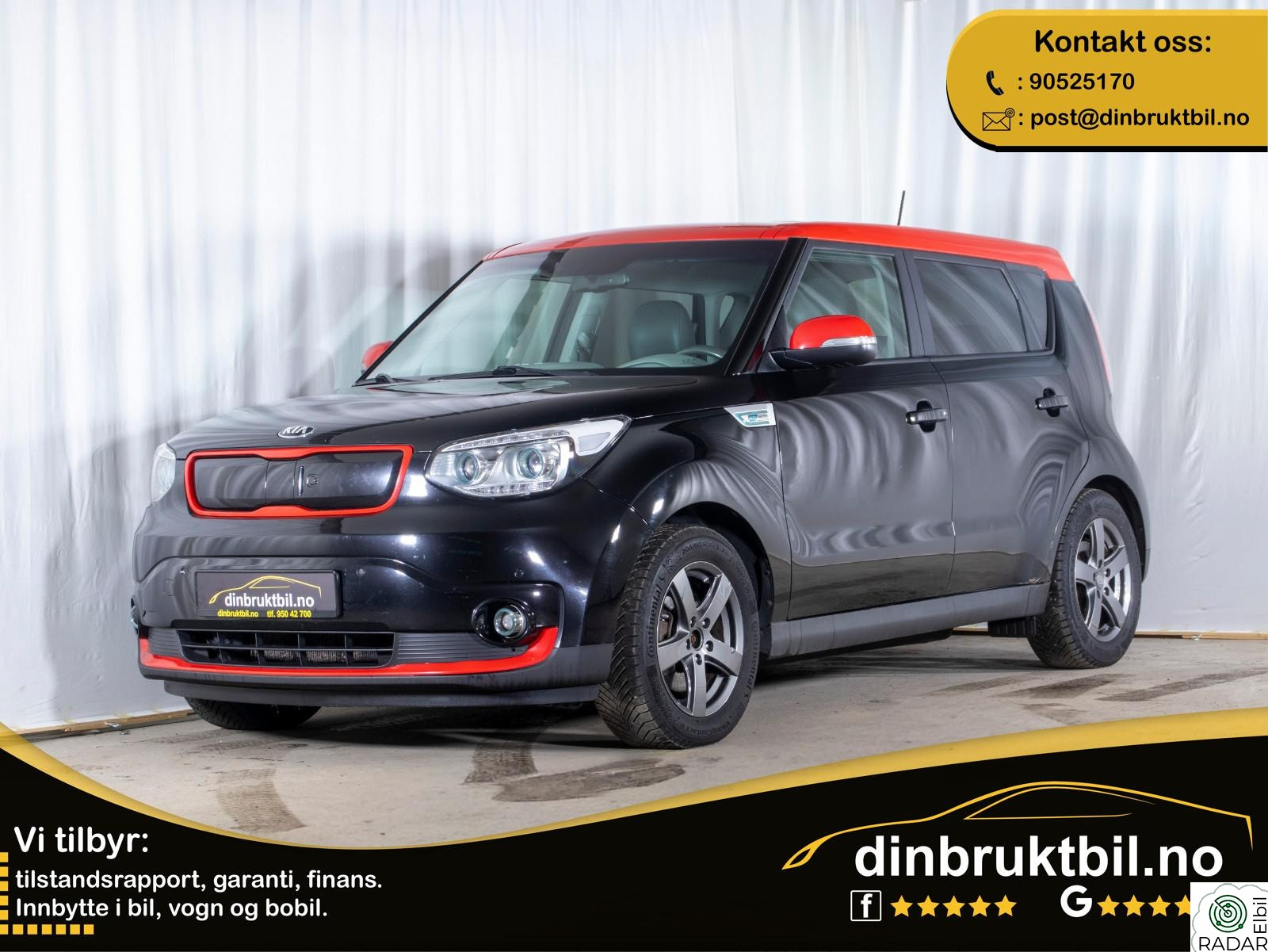 KIA SOUL VIKING-TAKST, GOD REKKEVIDDE - FREMDRIFTSBATTERI BYTTET