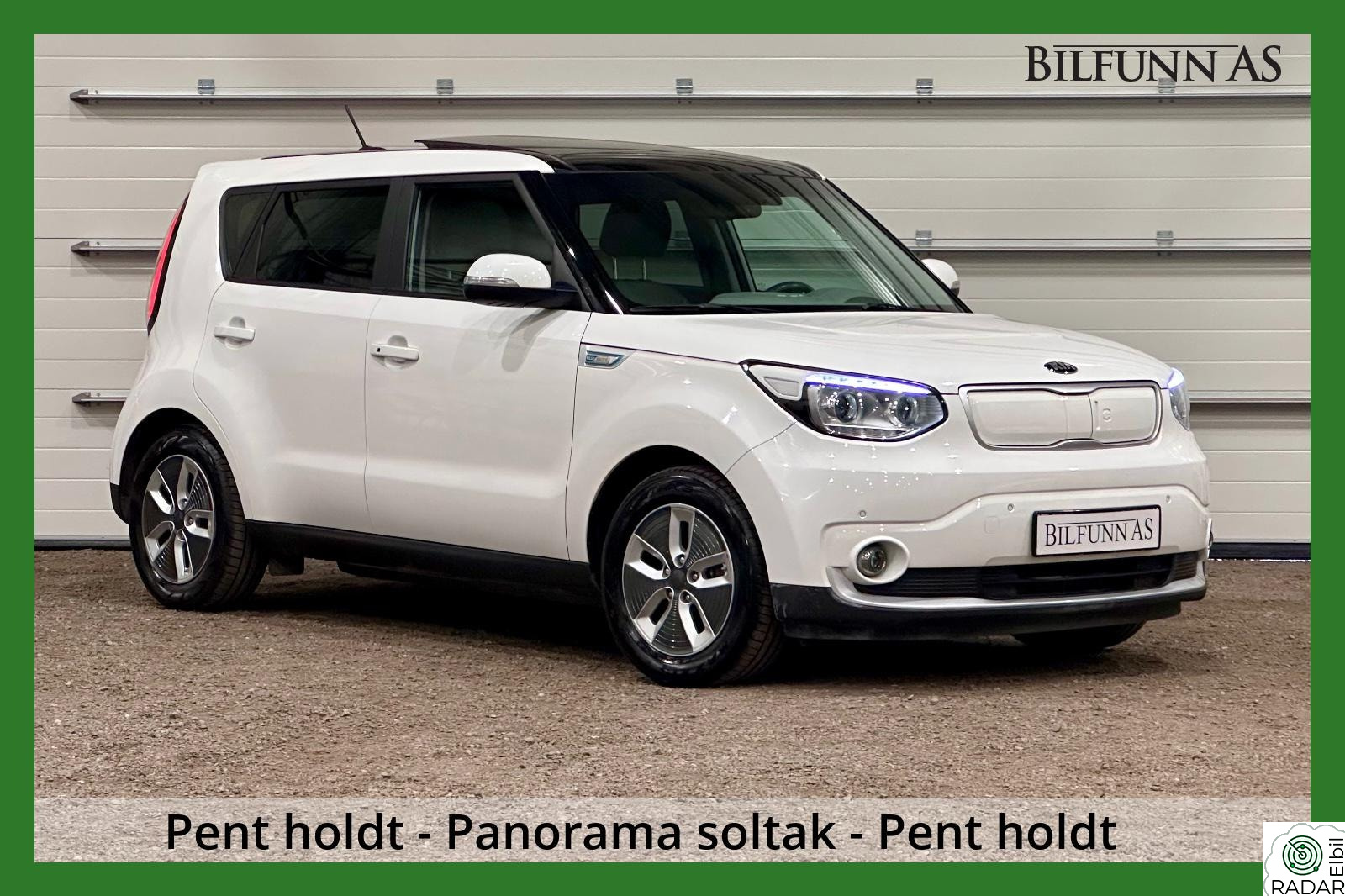 KIA SOUL Exclusive 30kWh Skinn, Navigasjon, Panorama soltak