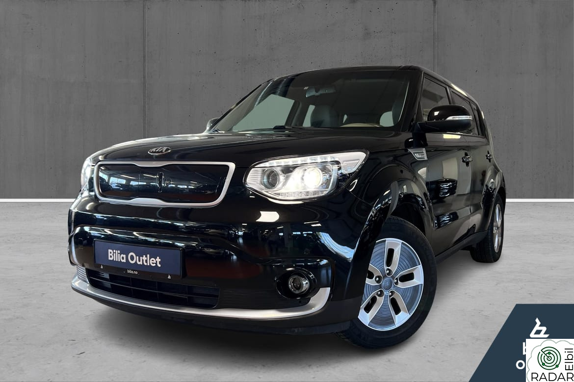 KIA SOUL EV Exclusive, Ventilert skinn, R.kamera, Soltak