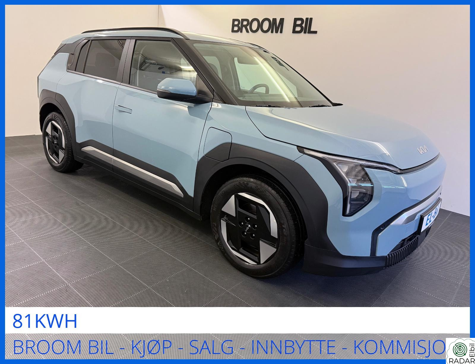 KIA EV3 81KW/LONG RANGE/SKINN/EL.SETE/KAMERA/ACC/LED/7 ÅR GARAN