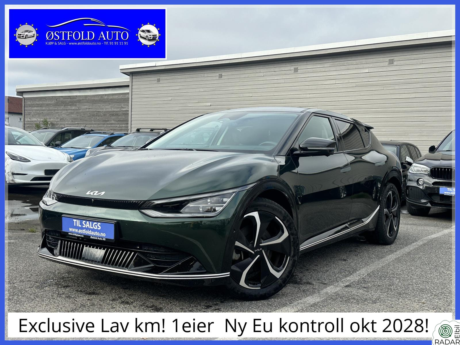 KIA EV6 Exclusive Lav km! 1eier Ny Eu kontroll okt 2028!