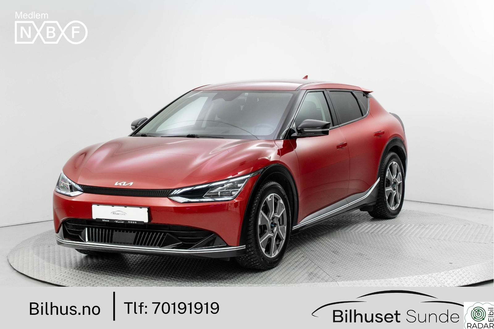 KIA EV6 Exclusive AWD 506km Skinn,Krok,HUD,Meridian,ACC,Navi++
