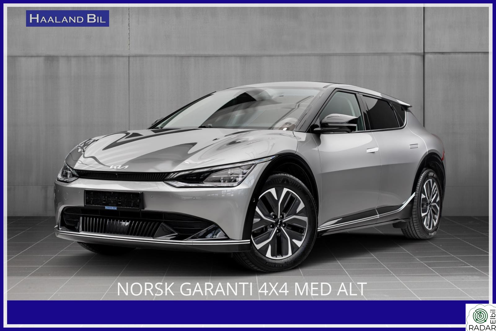 KIA EV6 4X4 SKINN LUFTING HEADUP MERIDIAN GARANTI MARS 2030